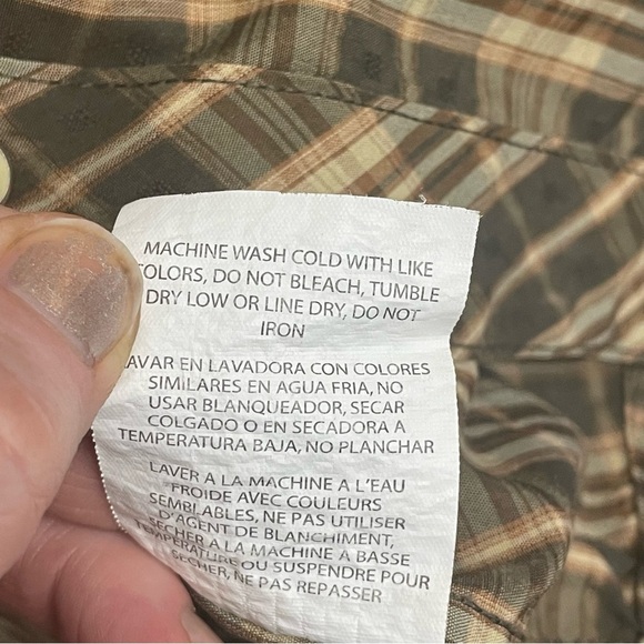 Mens Wrangler ATG long-sleeved men’s Medium Gorpcore roll tab sleeve - Picture 5 of 13